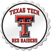 Texas Tech Red Raiders Team Spirit Bottle Cap Wall Sign