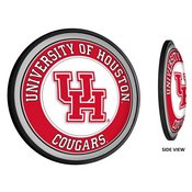 University of Houston Cougars Slimline Illuminated Team Spirit Wall Sign-Round, FNB-NCHOUS-130