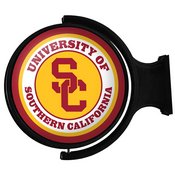 USC Trojans Rotating Illuminated Team Spirit Wall Sign-Round