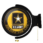US Army: Soldier for Life - Original Round Rotating Lighted Wall Sign, USARMY-115-02