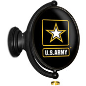 US Army: Original Oval Illuminated Rotating Wall Sign, FNB-USARMY-125-01A