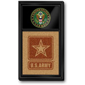 US Army: Seal, Dual Logo - Cork Note Board, USARMY-640-04