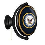 US Navy: Original Oval Illuminated Rotating Wall Sign, USNAVY-125-01