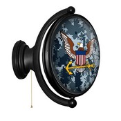 US Navy: Camo - Original Oval Illuminated Rotating Wall Sign, USNAVY-125-03