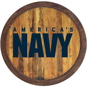 US Navy: "Faux" Barrel Top Sign, USNAVY-240-01
