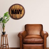 US Navy: Branded "Faux" Barrel Top Sign, USNAVY-240-02