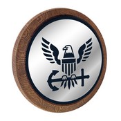 US Navy: "Faux" Barrel Top Mirrored Wall Sign, FNB-USNAVY-245-01A