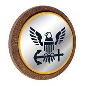 US Navy: "Faux" Barrel Top Mirrored Wall Sign, FNB-USNAVY-245-01A