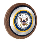 US Navy: Seal - "Faux" Barrel Top Mirrored Wall Sign, FNB-USNAVY-245-02A