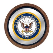 US Navy: Seal - "Faux" Barrel Top Mirrored Wall Sign, FNB-USNAVY-245-02A