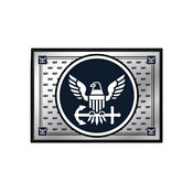 US Navy: Pride Design - Framed Mirrored Wall Sign, FNB-USNAVY-265-02A