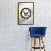 US Navy: Seal - Framed Mirrored Wall Sign, FNB-USNAVY-275-01A