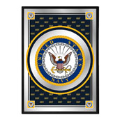 US Navy: Seal, Pride Design - Framed Mirrored Wall Sign, USNAVY-275-02