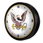 US Navy: Eagle - Retro Lighted Wall Clock, USNAVY-550-02