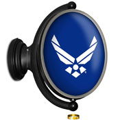 US Air Force: Original Oval Rotating Lighted Wall Sign, FNB-USUSAF-125-01A