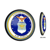 US Air Force: Seal - Round Slimline Lighted Wall Sign, USUSAF-130-02
