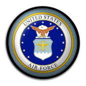 US Air Force: Seal - Modern Disc Wall Sign, USUSAF-230-02