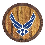 US Air Force: Faux Barrel Wall Sign, USUSAF-240-01