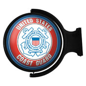 US Coast Guard: Original Round Rotating Lighted Wall Sign, USUSCG-115-01