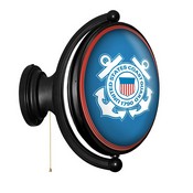 US Coast Guard: Original Oval Rotating Lighted Wall Sign, FNB-USUSCG-125-01A
