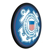 US Coast Guard: Seal - Round Slimline Lighted Wall Sign, FNB-USUSCG-130-02A