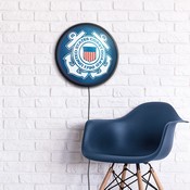 US Coast Guard: Seal - Round Slimline Lighted Wall Sign, FNB-USUSCG-130-02A