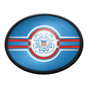 US Coast Guard: Oval Slimline Lighted Wall Sign, FNB-USUSCG-140-01A