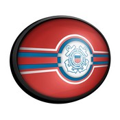 US Coast Guard: Oval Slimline Lighted Wall Sign, FNB-USUSCG-140-01A