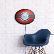 US Coast Guard: Oval Slimline Lighted Wall Sign, FNB-USUSCG-140-01A