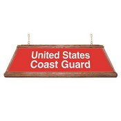US Coast Guard: Premium Wood Pool Table Light, FNB-USUSCG-330-01A