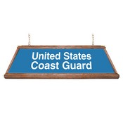 US Coast Guard: Premium Wood Pool Table Light, FNB-USUSCG-330-01A