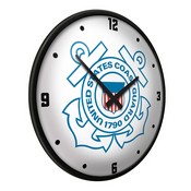 US Coast Guard: Modern Disc Wall Clock, USUSCG-510-01