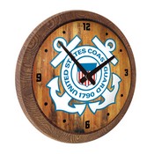 US Coast Guard: "Faux" Barrel Top Wall Clock, USUSCG-560-01