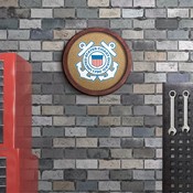 US Coast Guard: "Faux" Barrel Top Cork Note Board, FNB-USUSCG-632-01A