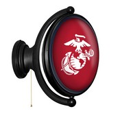 US Marine Corps: Modern - Original Oval Rotating Lighted Wall Sign, FNB-USUSMC-125-02A