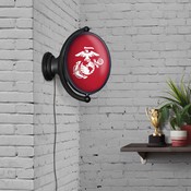 US Marine Corps: Modern - Original Oval Rotating Lighted Wall Sign, FNB-USUSMC-125-02A