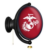 US Marine Corps: Modern - Original Oval Rotating Lighted Wall Sign, FNB-USUSMC-125-02A