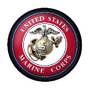 US Marine Corps: Modern Disc Wall Sign, FNB-USUSMC-230-01A