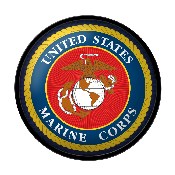 US Marine Corps: Seal - Modern Disc Wall Sign, USUSMC-230-02