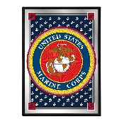 US Marine Corps: Military Pride - Framed Mirrored Wall Sign, USUSMC-275-02