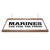 US Marine Corps: Premium Wood Pool Table Light, FNB-USUSMC-330-01A