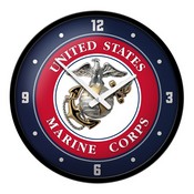 US Marine Corps: Modern Disc Wall Clock, FNB-USUSMC-510-01A