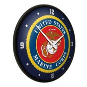 US Marine Corps: Seal - Modern Disc Wall Clock, USUSMC-510-02