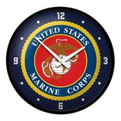 US Marine Corps: Seal - Modern Disc Wall Clock, USUSMC-510-02