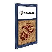 US Marine Corps: Dual Logo - Cork Note Board, FNB-USUSMC-640-02A