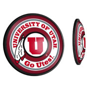 University of Utah Utes Slimline Illuminated Team Spirit Wall Sign-Round