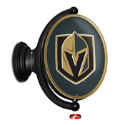 Vegas Golden Knights: Original Oval Illuminated Rotating Wall Sign, NHVGKS-125-01