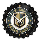 Vegas Golden Knights: Bottle Cap Wall Clock, NHVGKS-540-01
