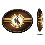 University of Wyoming Cowboys Slimline LED Team Spirit Wall Sign-Oval