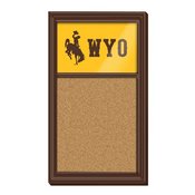 University of Wyoming Cowboys Team Board Corkboard